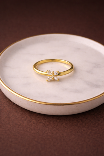 Dainty Butterfly Ring